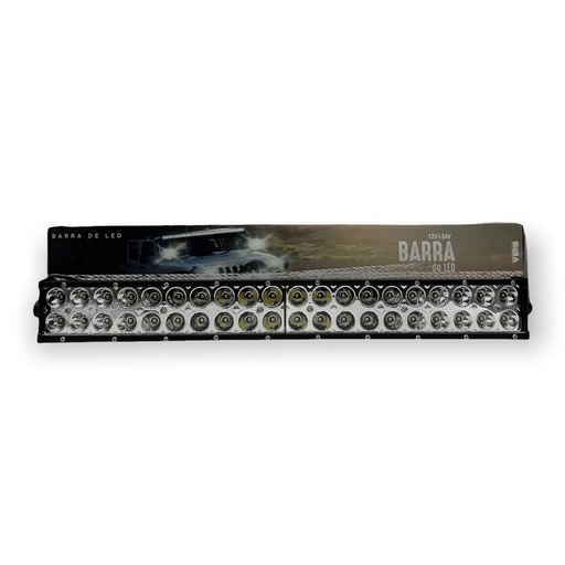 Barra LED recta con bases