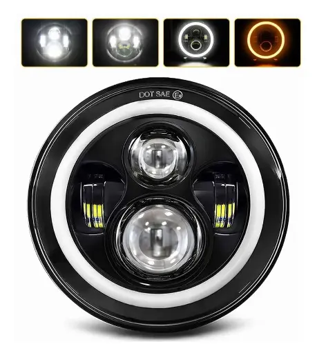 [DJ6930BLA] Unidad de 7" bicolor con ojo de ángel y lupas 