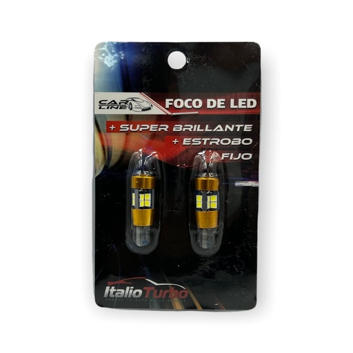 [FOLT102-SAI] T10 con lupa y canbus