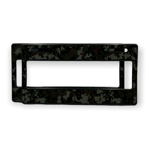 [PEURO-CAMUFLAJE1] Portaplaca estilo camuflaje