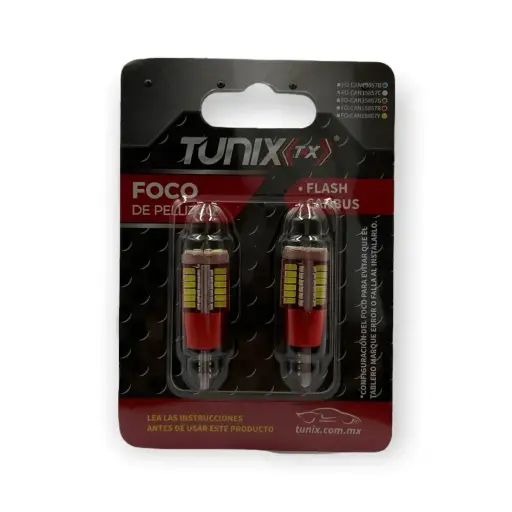 [FO-CAN15857C] Foco blanco T10 de 57 LED'S con canbus 