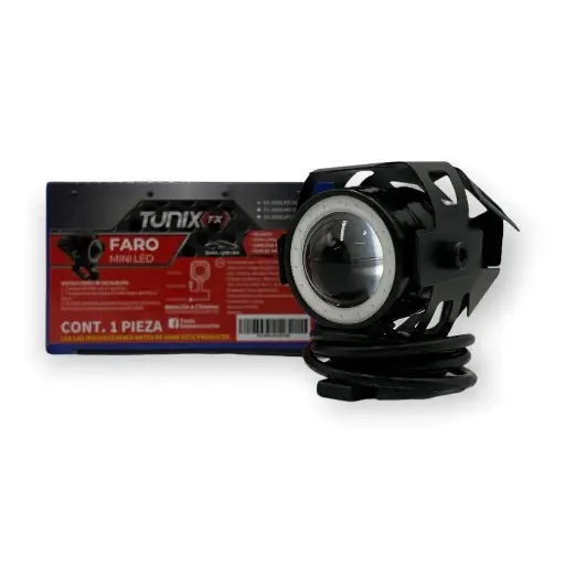 Faro para moto con ojo de ángel 