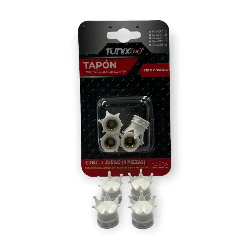 Tapón de válvula de corona