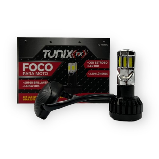 [FO-MLHIDE] Foco LED para moto HID de 6 caras