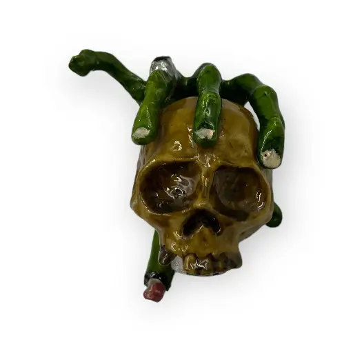 [PRL-DE-RSN-MNS-SKL] Perilla de velocidades monster con skull