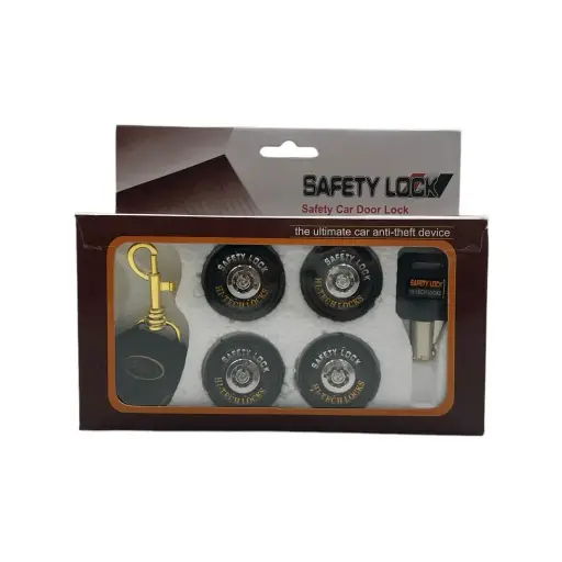 [CHA001BK] Chapa de seguridad para auto 4 chapas