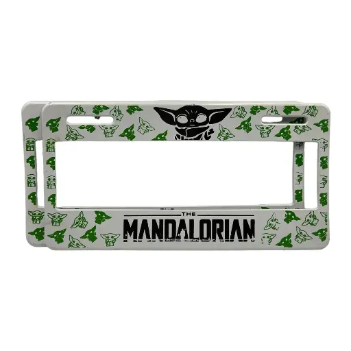 Portaplaca flexible Mandalorian  