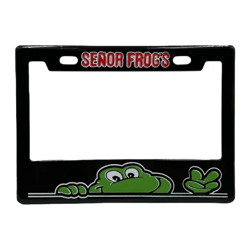 [PFM-SRFROGS1] Portaplaca flexible para moto Sr. Frogs