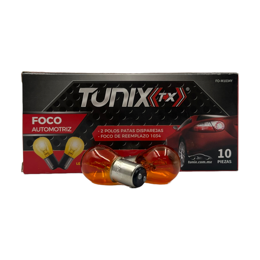 Caja de 10 piezas de foco halogeno ámbar (1034)