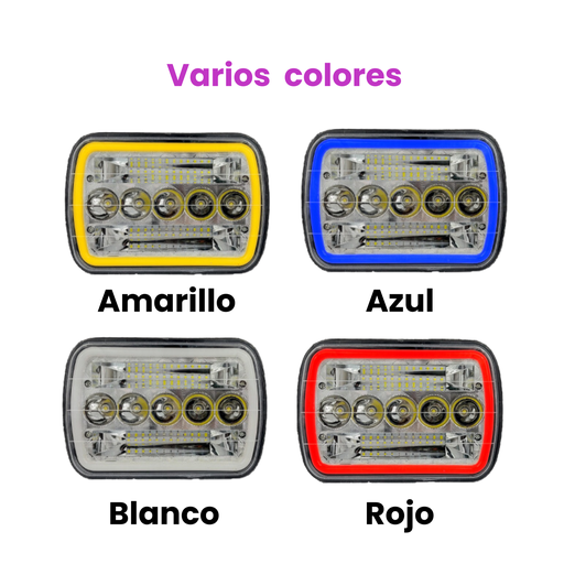 Unidad de 7 pulgadas con arillo GLO 