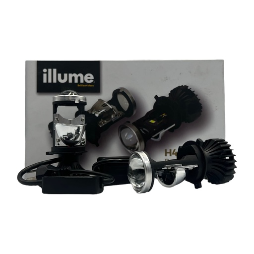 [PROJECTOR LENS] Kit H4 con proyector de lupas