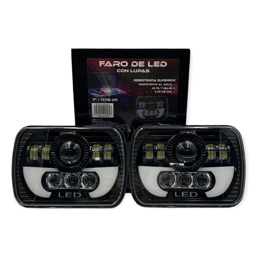 [FAL94W-SAI] Unidad led de 7 pulgadas con ojo de ángel y lupas