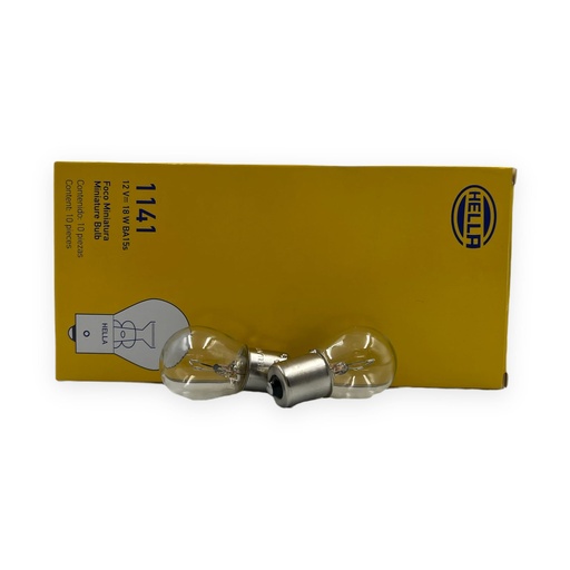 [FO-HE1141] Foco Hella 1141 (1 polo patas pareja) caja de 10 piezas