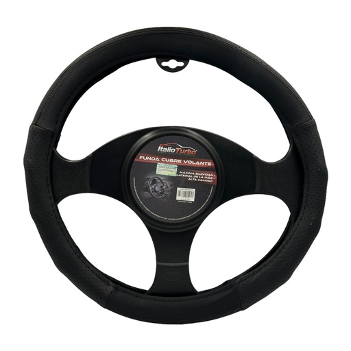 [FVOP03LBK-TFI] Cubrevolante de piel automotriz grande