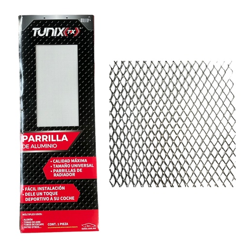 [MALLA-300] Malla orificio cerrado cromada