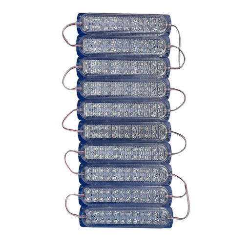 Módulo de cristal y lupa ultra potente de 24 LED (Tira de 10 piezas)