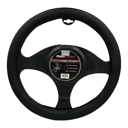 [FVO052BK] Funda cubrevolante de vinipiel en color negro