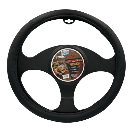 [FVOP02LBK-TFI] Funda cubrevolante piel automotriz para camioneta color negro