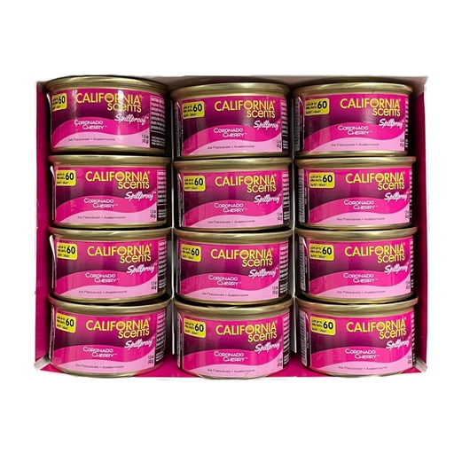 Aromatizante California de 12 piezas