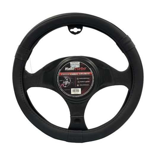 Funda cubrevolante de vinipiel con detalle carbon para camioneta