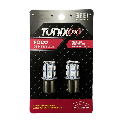 Foco 1034 con 13 hyperled de dos polos patas disparejas 