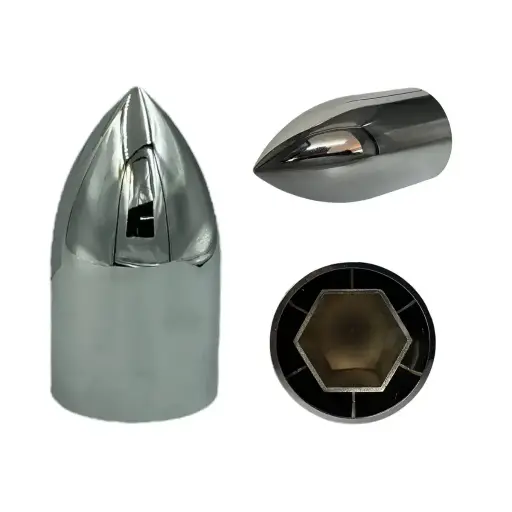 [CUT1106P-SAI] Capuchón cromado de ovalado ABS