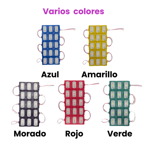 Tira de modulo LED con 3 lupas (tira de 10 piezas)