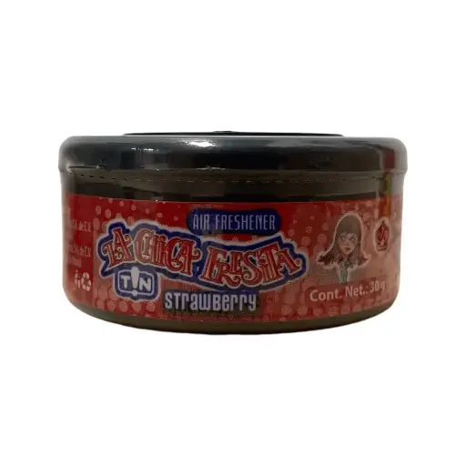 [CV0642-YEI] Aromatizante Chica Fresa tin aroma Fresa