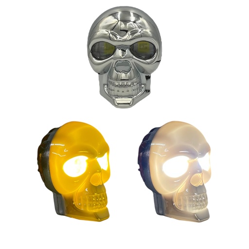 Faro tipo calavera bicolor con funciones 