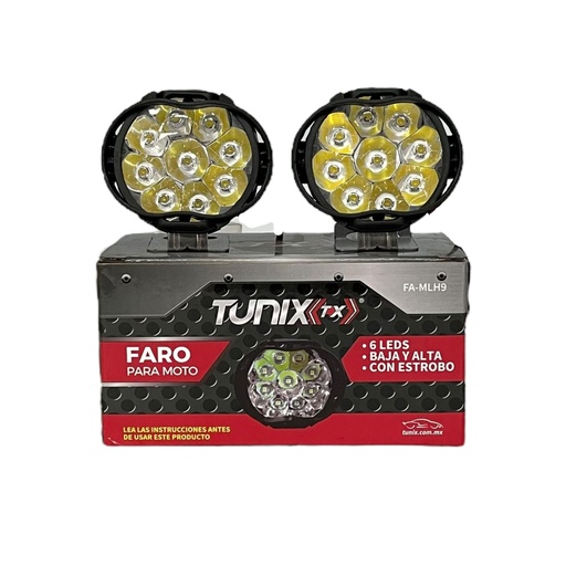 [FA-MLH9] Faro para moto de 9 LED