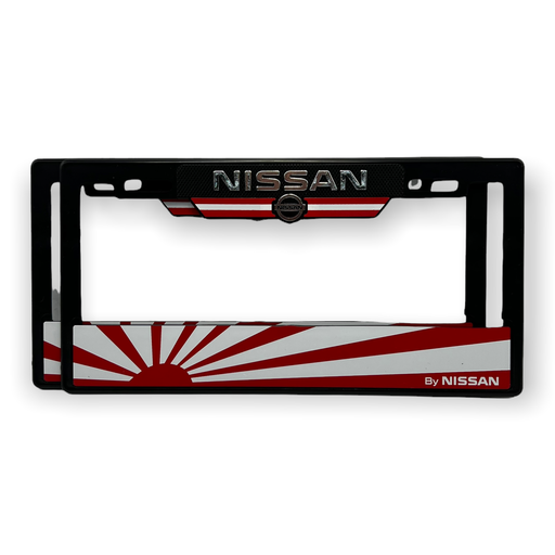 [PRE-NISSAN] Portaplaca premium Nissan bandera japan
