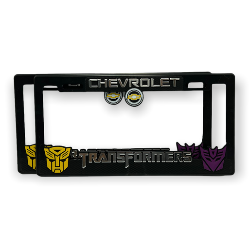 [PRE-CHEVROLET2] Portaplaca premium Chevrolet Transformers