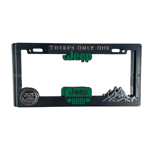[PRE-JEEP] Portaplaca premium Jeep