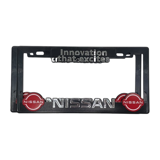 [PRE-NISSAN3] Portaplaca premium Nissan