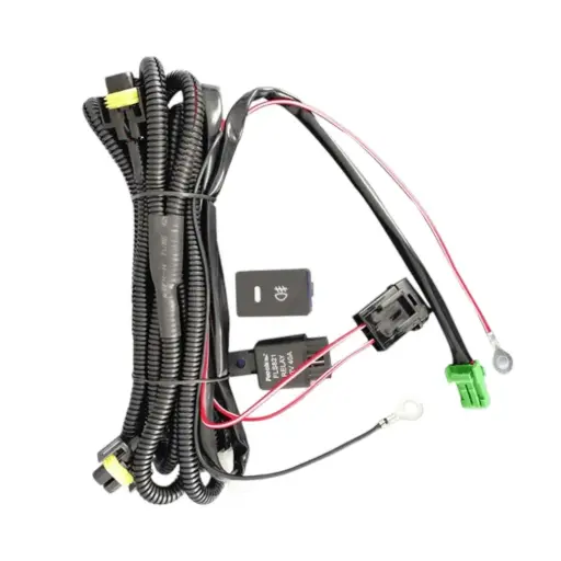 [CABKIT01-SAI] Kit de cables para instalación de faros con relevador y switch 