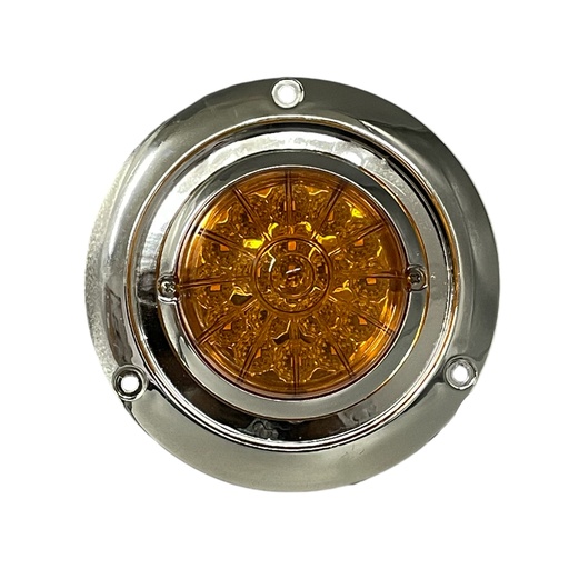 Plafón de 4” con contorno cromo de 18 LED