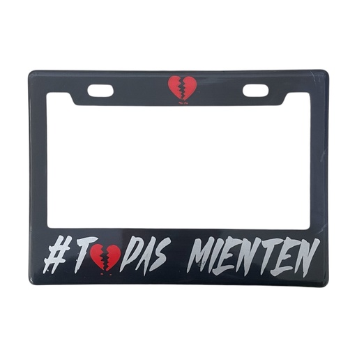 [PPM-TDM] Portaplaca para motocicleta Todas mienten 