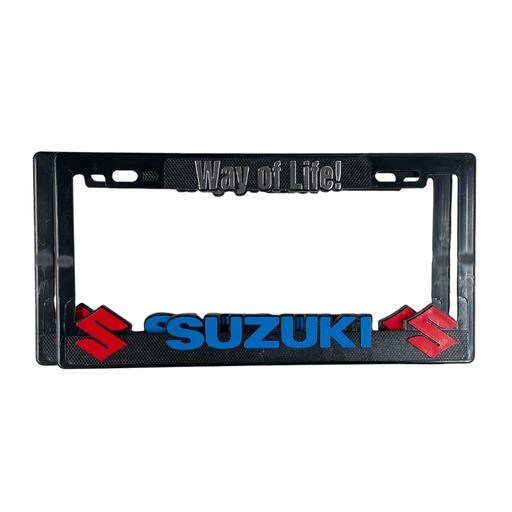 [PRE-SUZUKI] Portaplaca premium Suzuki