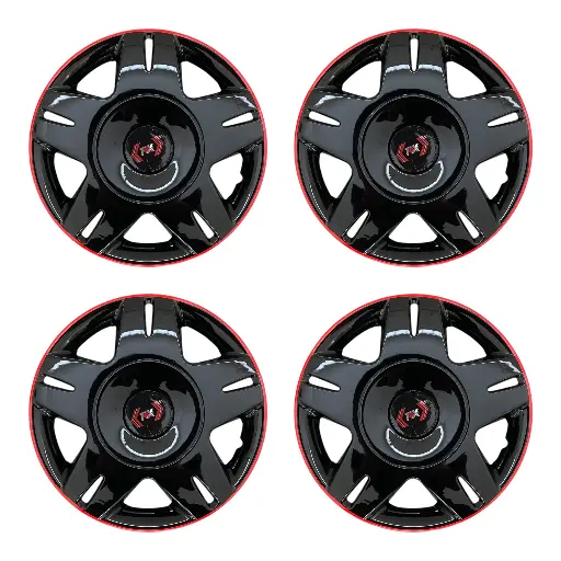 [T-XPN4713N] Tapon de rin negro tipo Platina 13