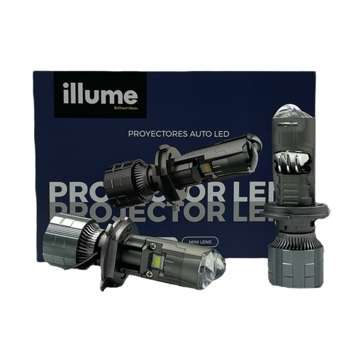 [PROYECTOR LENS 2.0] Kit H4 con lupa Proyector Lens 2.0 (12/24V)