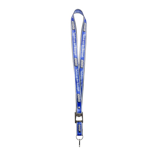 [LNY-BBS1] Lanyard con destapador BBS azul
