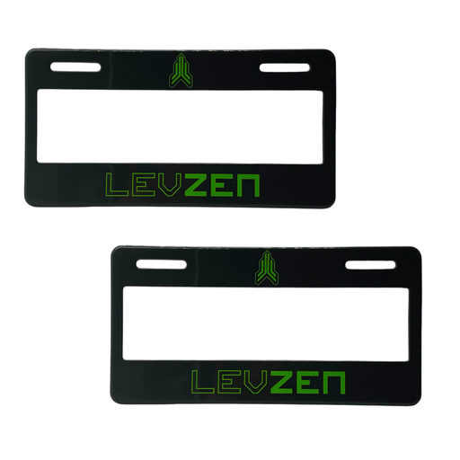 [FLEXI-LEVZENBK] Portaplaca flexible Levzen negro