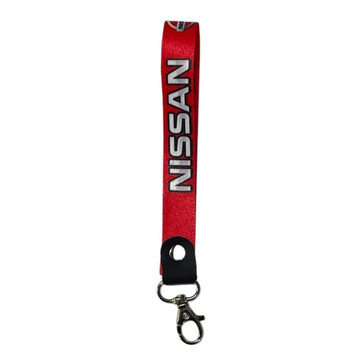 [LSUB-NISSANR] Llavero sublimado Nissan rojo