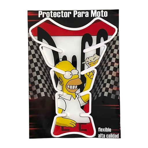 [CB-PM-HM-DUFF] Cubretanque para moto Homero Duff