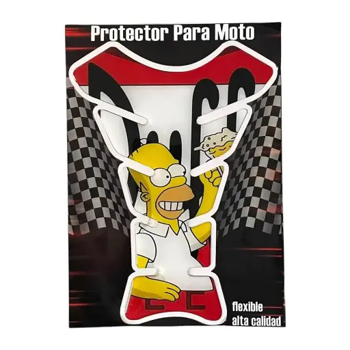 [CB-PM-HM-DUFF] Cubretanque para moto Homero Duff