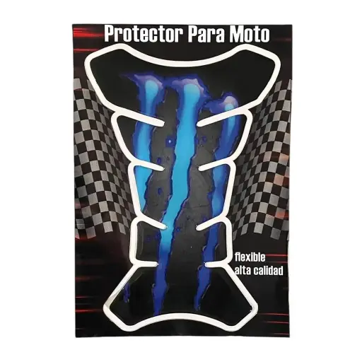 [CB-PM-MONSTER] Cubretanque para moto Monster azul