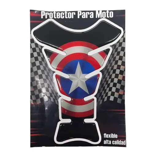 [CB-PM-CAP-AME] Cubretanque para moto Capitán America