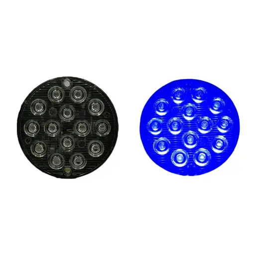 [COD14LED/BLUE] Estrobo redondo LED universal con 14 LED azul