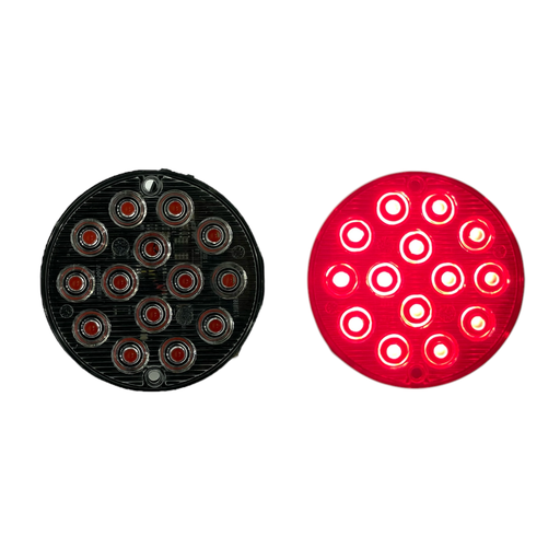 [COD14LED/RED] Estrobo redondo LED universal con 14 LED rojo