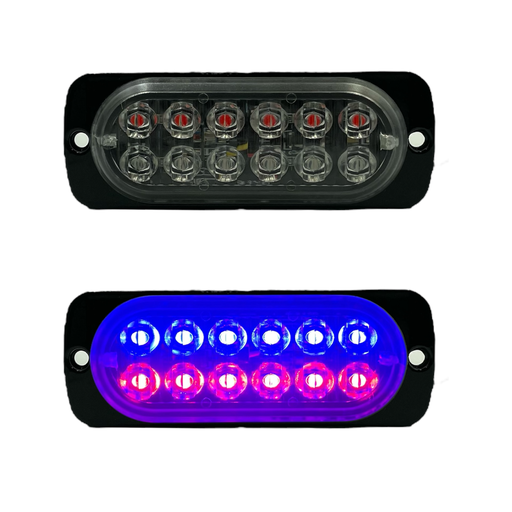 [KF-LED-12K/BLUE/RED] Estrobo universal de 12 LED código Patrulla